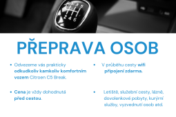 PŘEPRAVA OSOB - KURÝRNÍ SLUŽBY