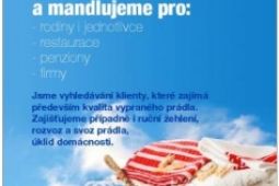 Praní - mandlování - úklid rodiny, penziony, atd.