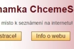 Seznamte se online! Se seznamkou ChcemeSe je to hračka